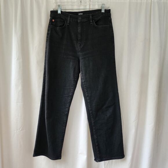 Hudson Noa Stellar straight Leg Jeans Black 29 washed relaxed fit grunge concert - Picture 3 of 12